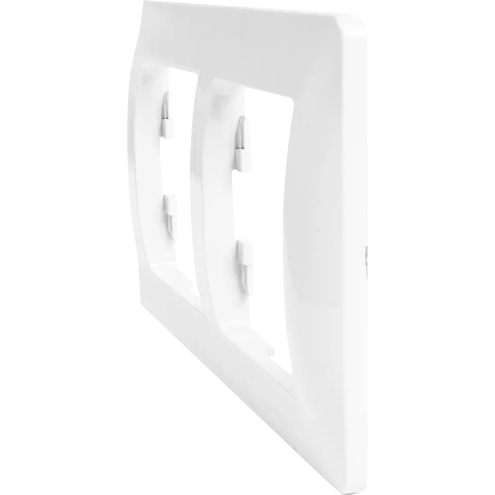 Рамка Schneider Electric Glossa для розеток и выключателей — 2 поста, белая 86710224 STLM-0070828 - Вид №2