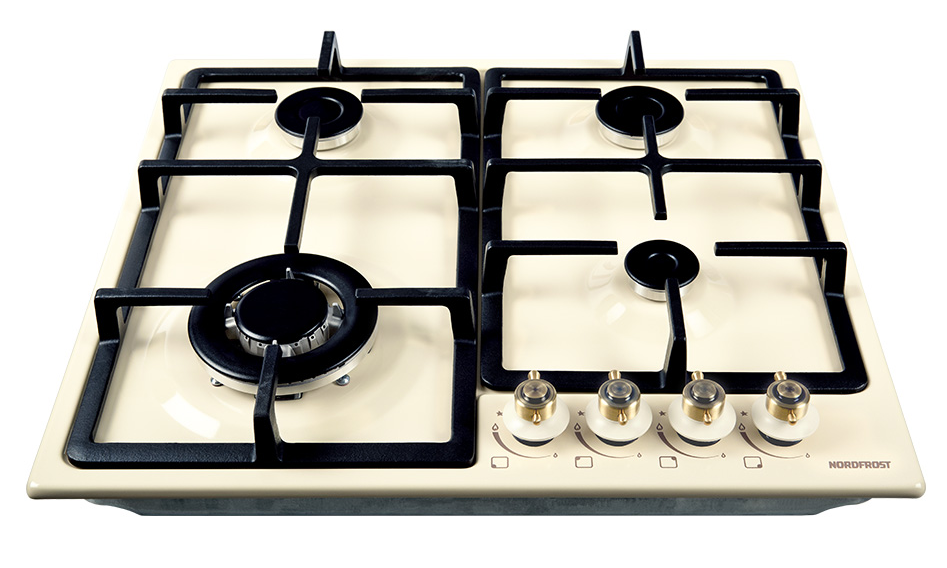 9021335 Газовая варочная поверхность NORDFROST HS 6042 RY STDN-0128247 - Вид №1
