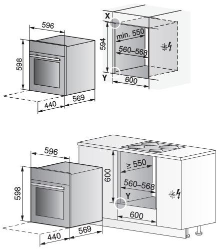 V-ZUG Пиролитическая многофункциональная духовка класса а Combair sun-id-1371900 - Вид №2