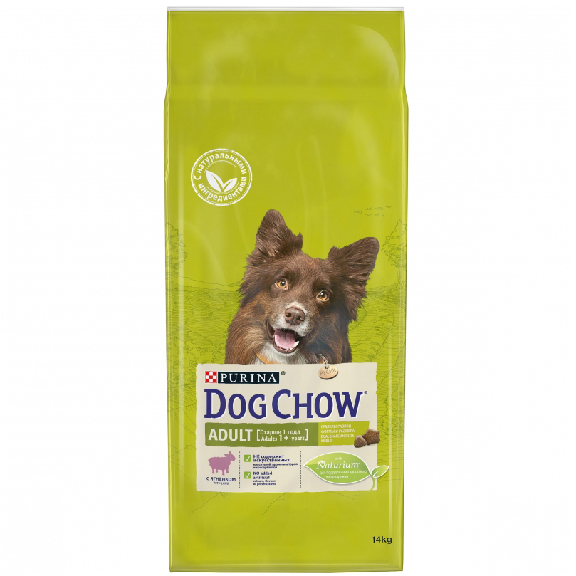 ПР0029478 Корм для собак ягненок сух. 14кг Dog Chow 