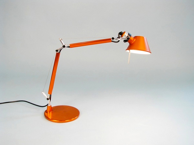 Настольная лампа 73х69 см оранжевая Tolomeo Micro A011860 ARTEMIDE  00-3883005 Оранжевый  - Вид №2
