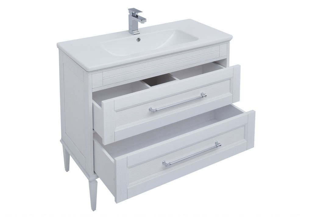 Тумба с раковиной Aquanet Бостон 100 ясень 0020654900197961 - Вид №3