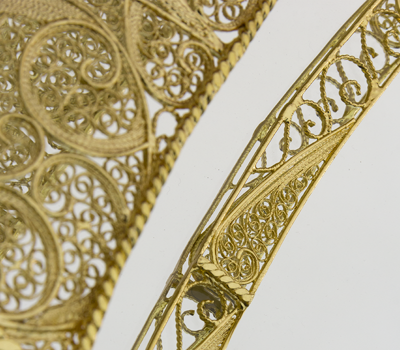 0-023 Кольцо филигранное зеркало Boca Do Lobo  - Вид №8