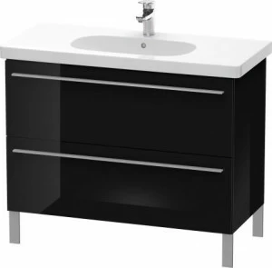 XL651704040 X-Large Тумбочка напольная Черный глянцевый лак