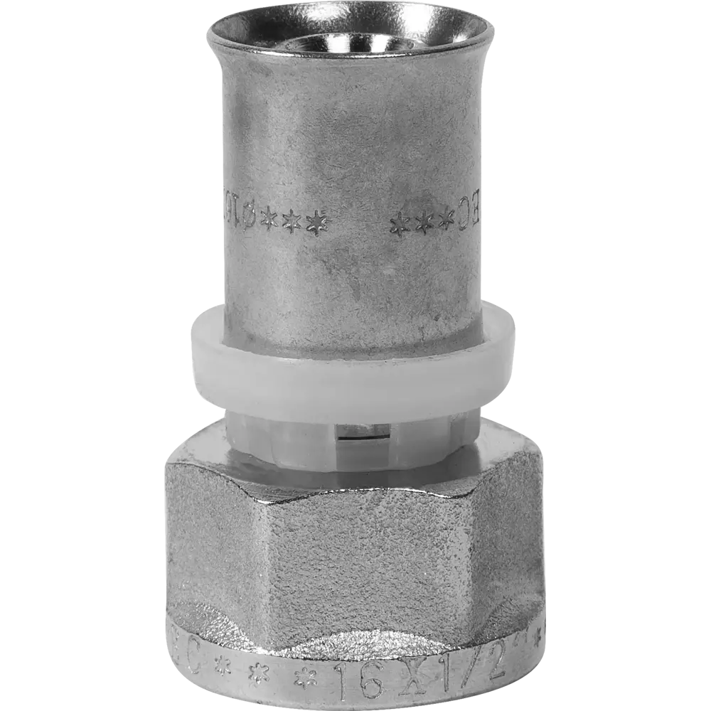 Пресс-фитинг Valtec для труб PEX и металлопластика 1/2"x16 мм 15476466 STLM-0005978 - Вид №1