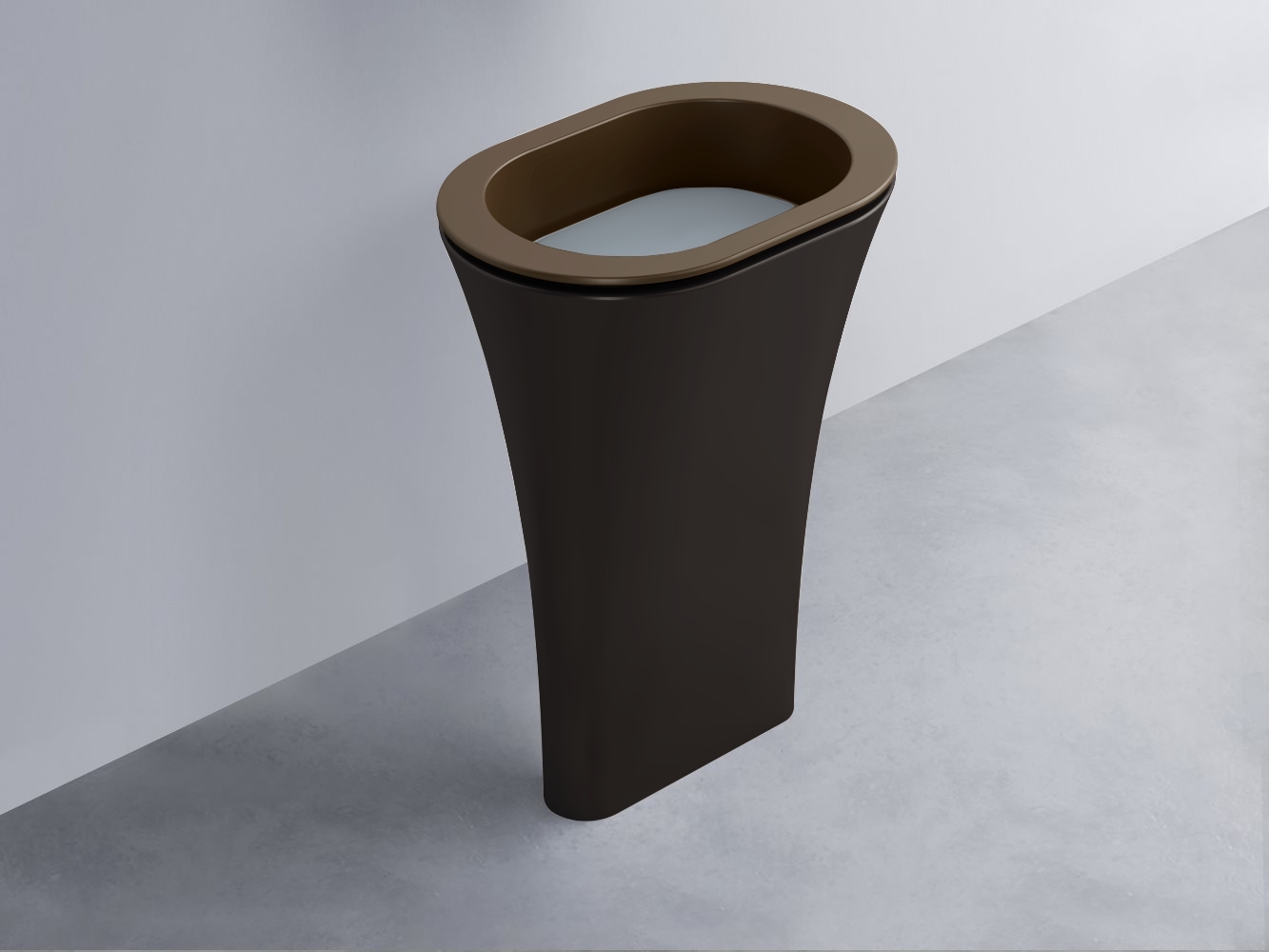 AMLA65-CA+AMPILO-BR+AMCOLO-LV Раковина Amedeo Ovale отдельностоящая cielo Enjoy + Amedeo Ceramica Cielo