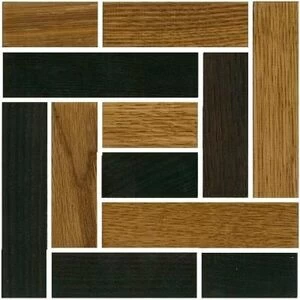 Мозаика и 3D панели из дерева Tarsi Версаче 2d902l Дуб Селект с брашью (Текстурированная) 164.5х164.5 мм.