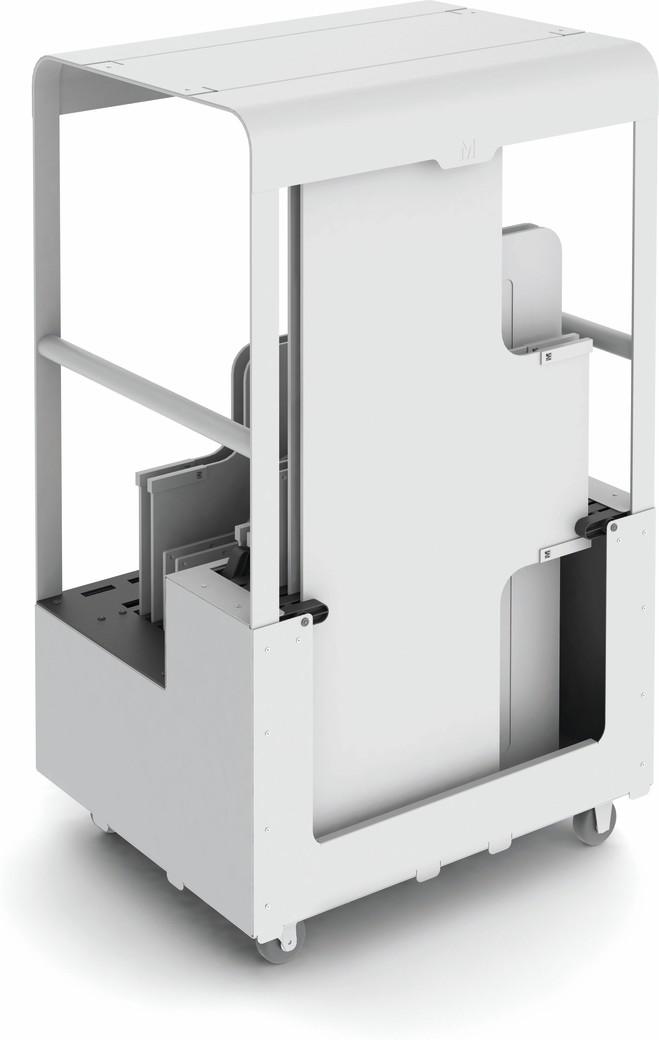 MNST393 Тележка для спинок белая f8 Manutti Air