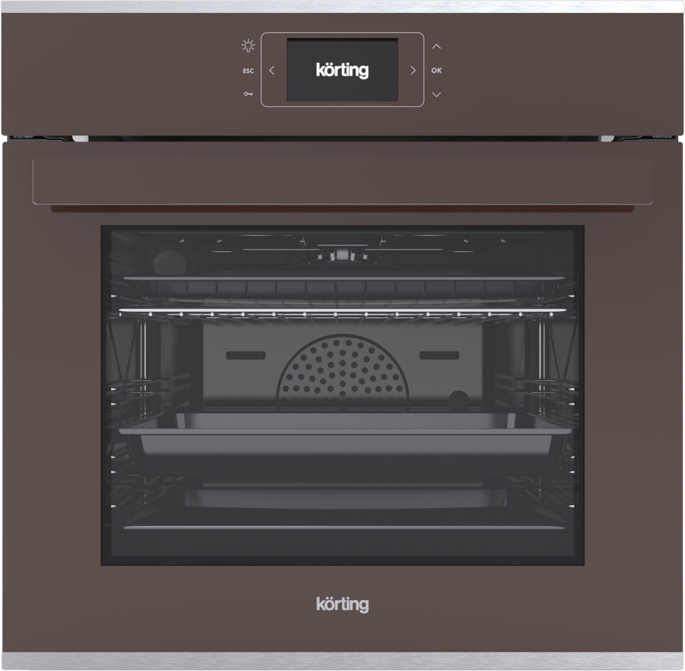 OKB 1131 CSGBr Встраиваемые электрические духовки / электронное сенсорное управление full touchcontrol, электронный таймер отключения и отложенного старта, автопрограммы (книга рецептов), функция “любимые программы”, термощуп, 11 режимов работы, стеклянна Santreyd 