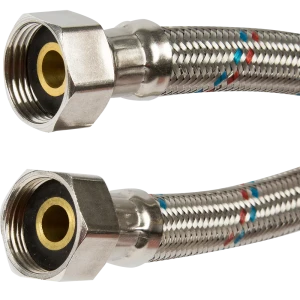 Гибкая подводка для воды, 3/4", гайка-гайка, 60 см 14369546 STLM-2049456