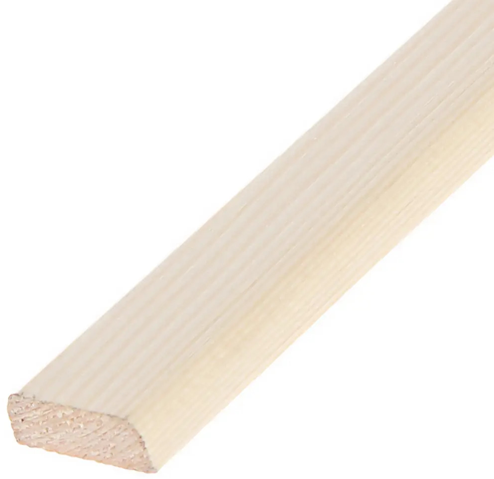 АРЕЛАН Раскладка гладкая деревянная для декоративной отделки 7х20х2200 мм 81960885