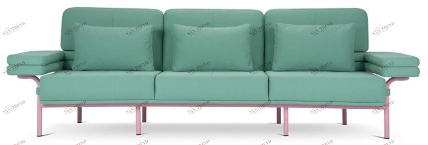 Adrenalina 3-х местный тканевый диван Leo sun-id-1418442