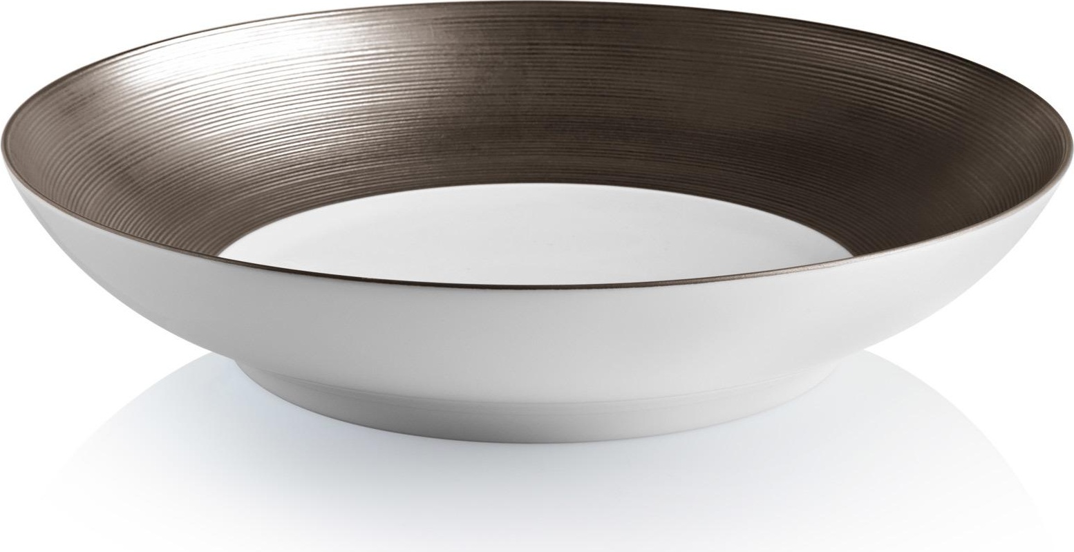 71050 JL Coquet Блюдо круглое глубокое 29см "Хемисфер" (платиновый) Фарфор 