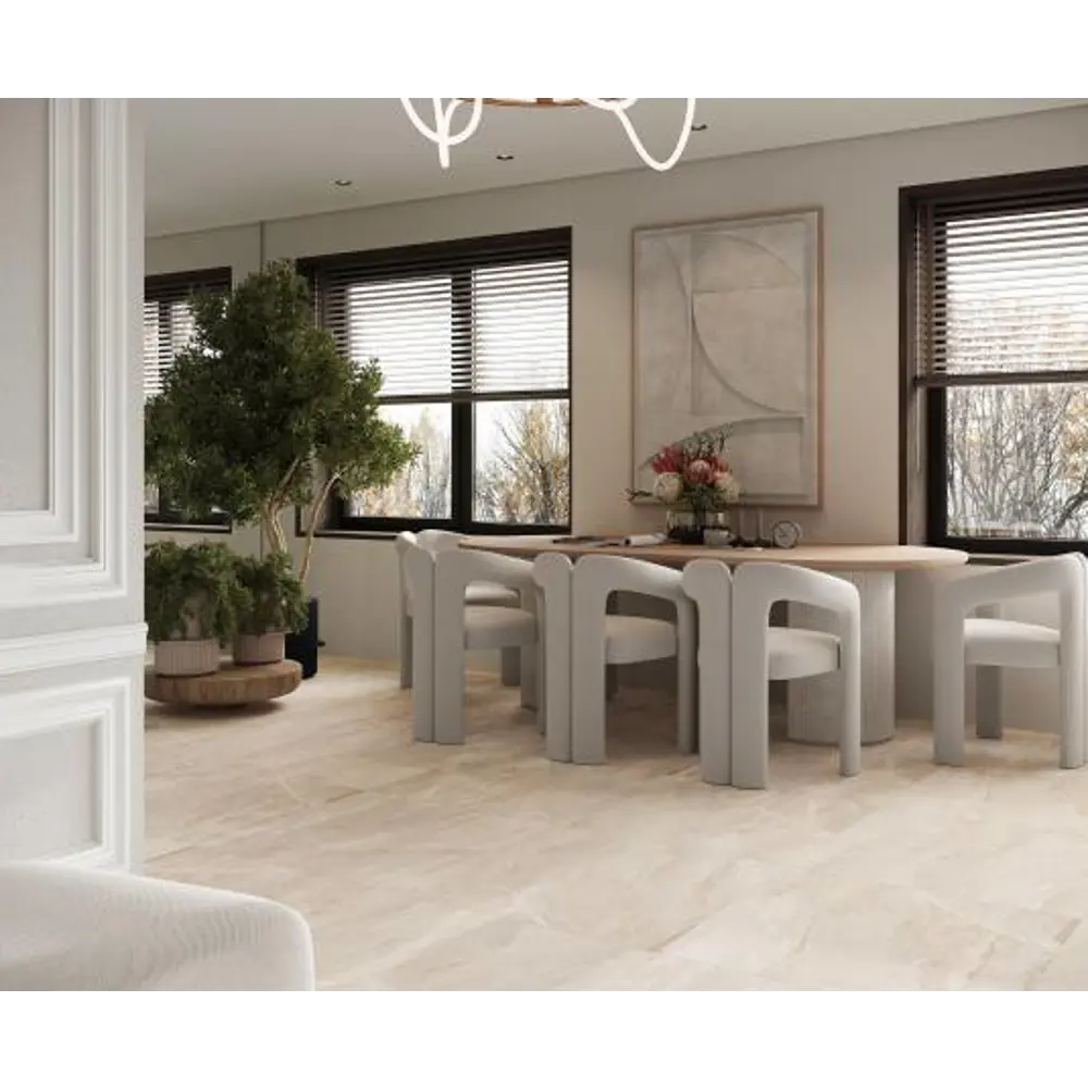 Керамогранит Laparet Mainstream 60x60 см 1.44 м² полированный цвет бежевый 87020940 STLM-2025361 - Вид №5