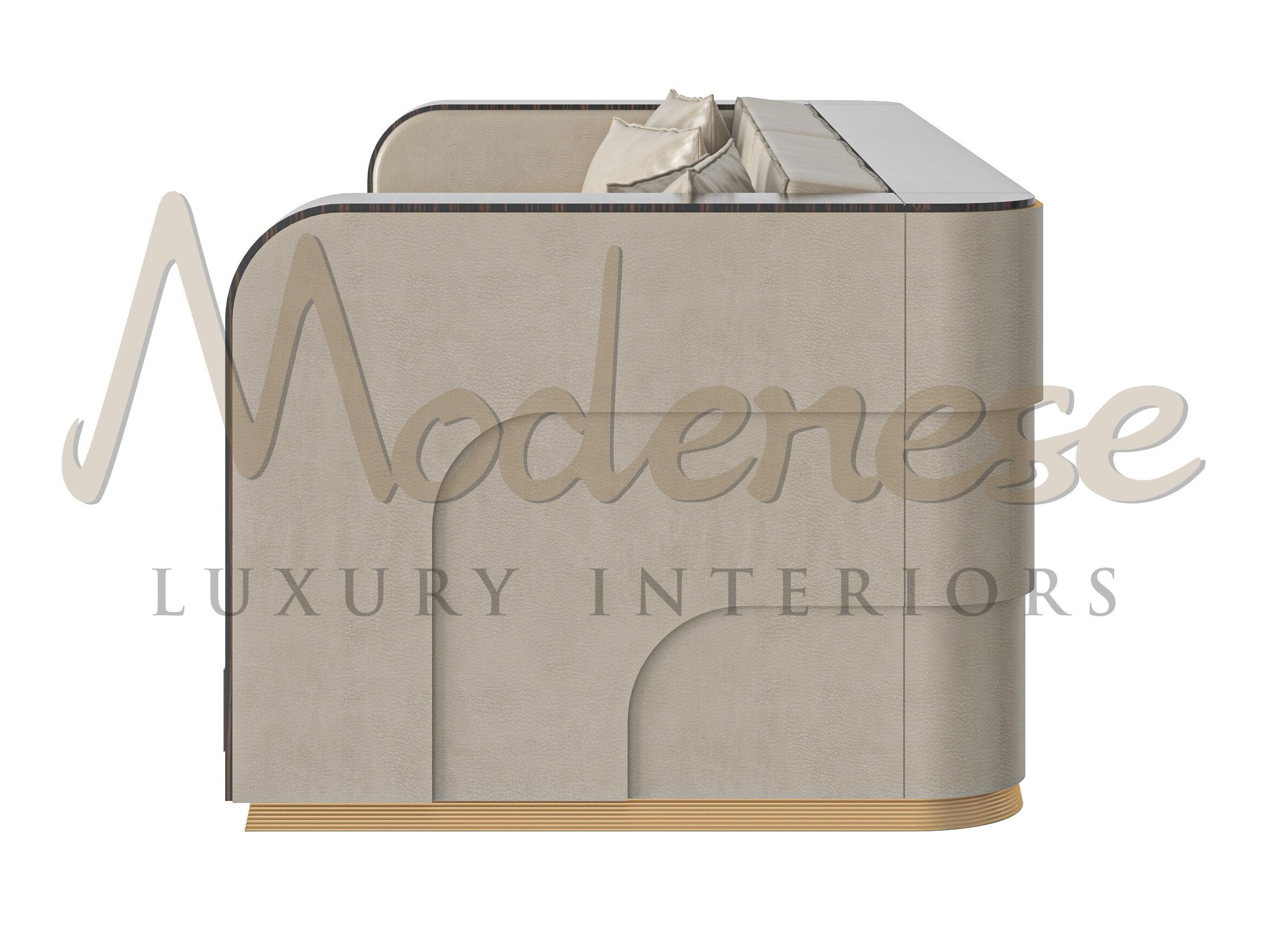 3-местный кожаный диван Modenese Luxury Interiors ZENITH COMFORT ARCH-00020018