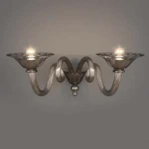 Бра 1382/A2 K FU от Sylcom SYLCOM СВЕЧА 245928 Прозрачный;хром