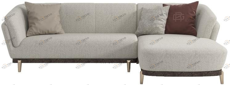 Reiggi Диван из ткани с шезлонгом  R83sc 