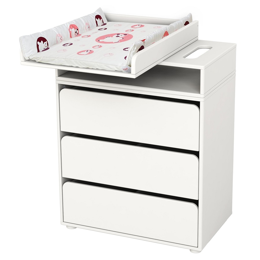 Стол пеленальный Flexa Baby с тремя ящиками, белый, 96х72х43,5/72 см 901066140 - Вид №14