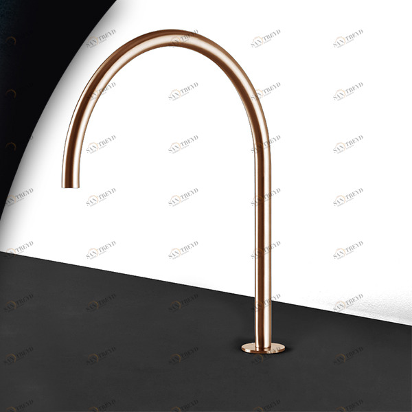 Излив для раковины розовое золото TOOX Radomonte CHT51R