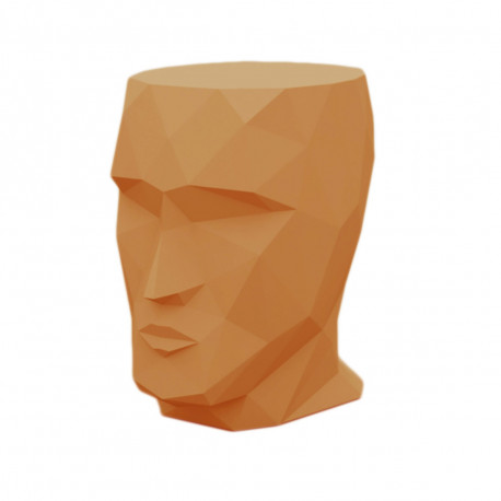 070217 Табурет матовый оранжевый Vondom Adan