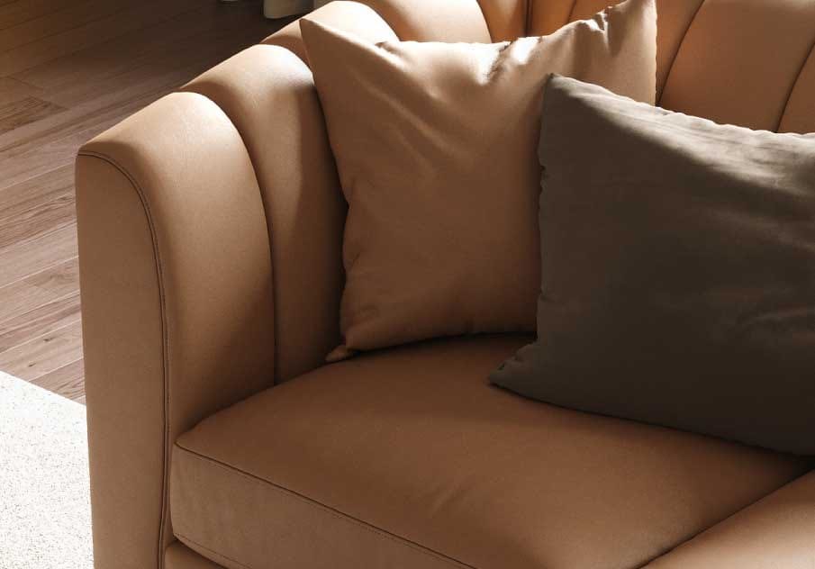 3-местный верблюжий диван Stylish Club ARCH-00100837 - Вид №5