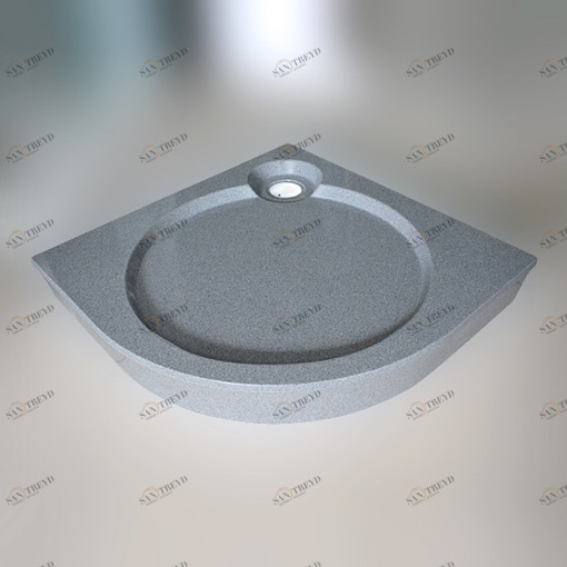 Душевой поддон 80X80X16 СМ R-СЕРЫЙ GUTEWETTER Shower trays 80X80X16СМRСЕРЫЙ