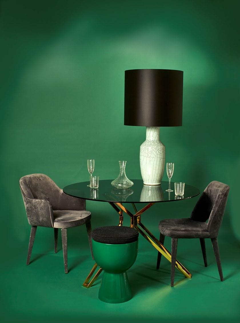 Pols Potten Бархатный стул с огнестойкой обивкой Holy sun-id-1417895 - Вид №5