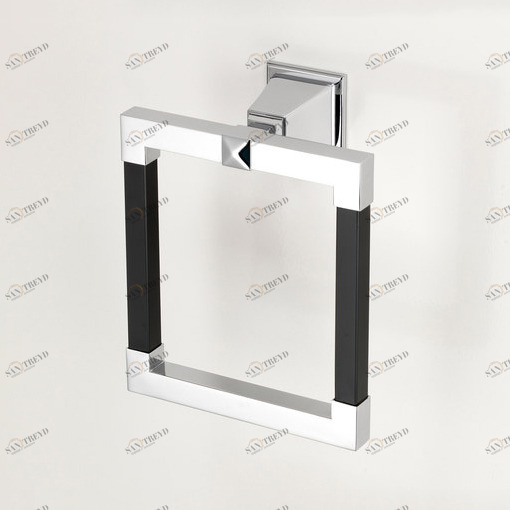 Полотенцедержатель кольцевой TM307CRBL Devon Devon TIME BLACK Devon&Devon TIME ACCESSORI