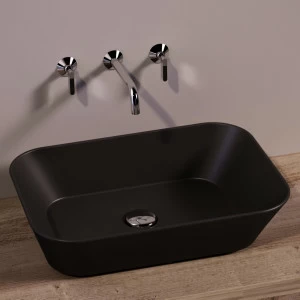 WA04NEROMATT Накладная раковина на столешницу  прямоугольная Simas