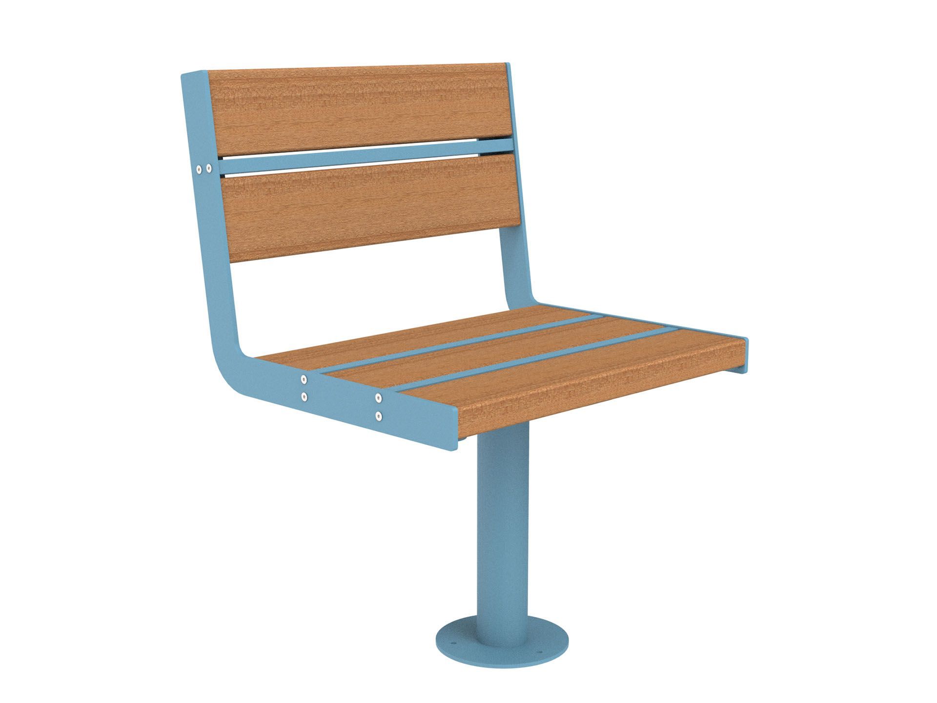 Скамья из окуме со спинкой Lazzari Joy ARCH-00059509 - Вид №6