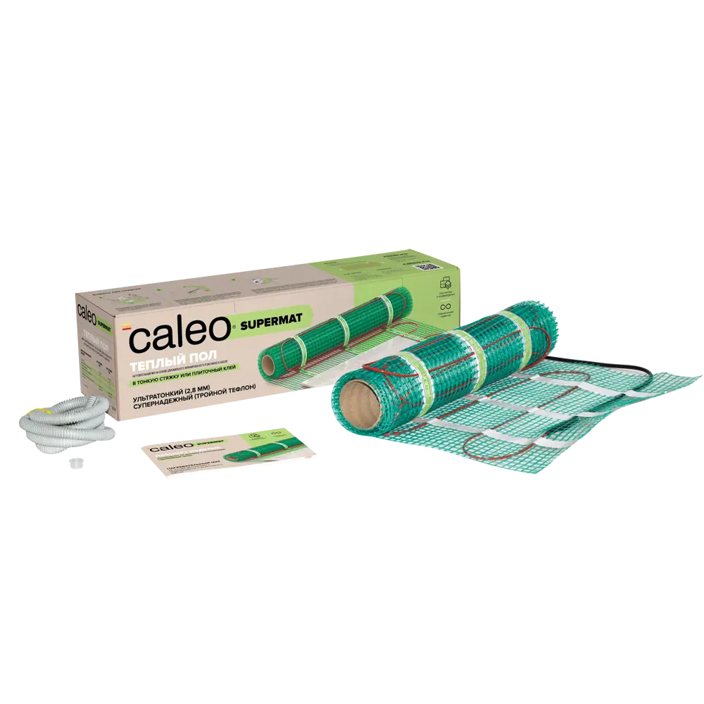 Нагревательный мат для теплого пола Caleo Supermat 0.7 м², 91 Вт 82338136 STLM-2210170 
