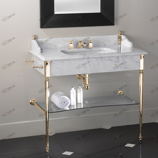 Консоль под раковину со столешницей из мрамора DEMADISONBIOT Devon Devon MADISON CONSOLE Devon&Devon