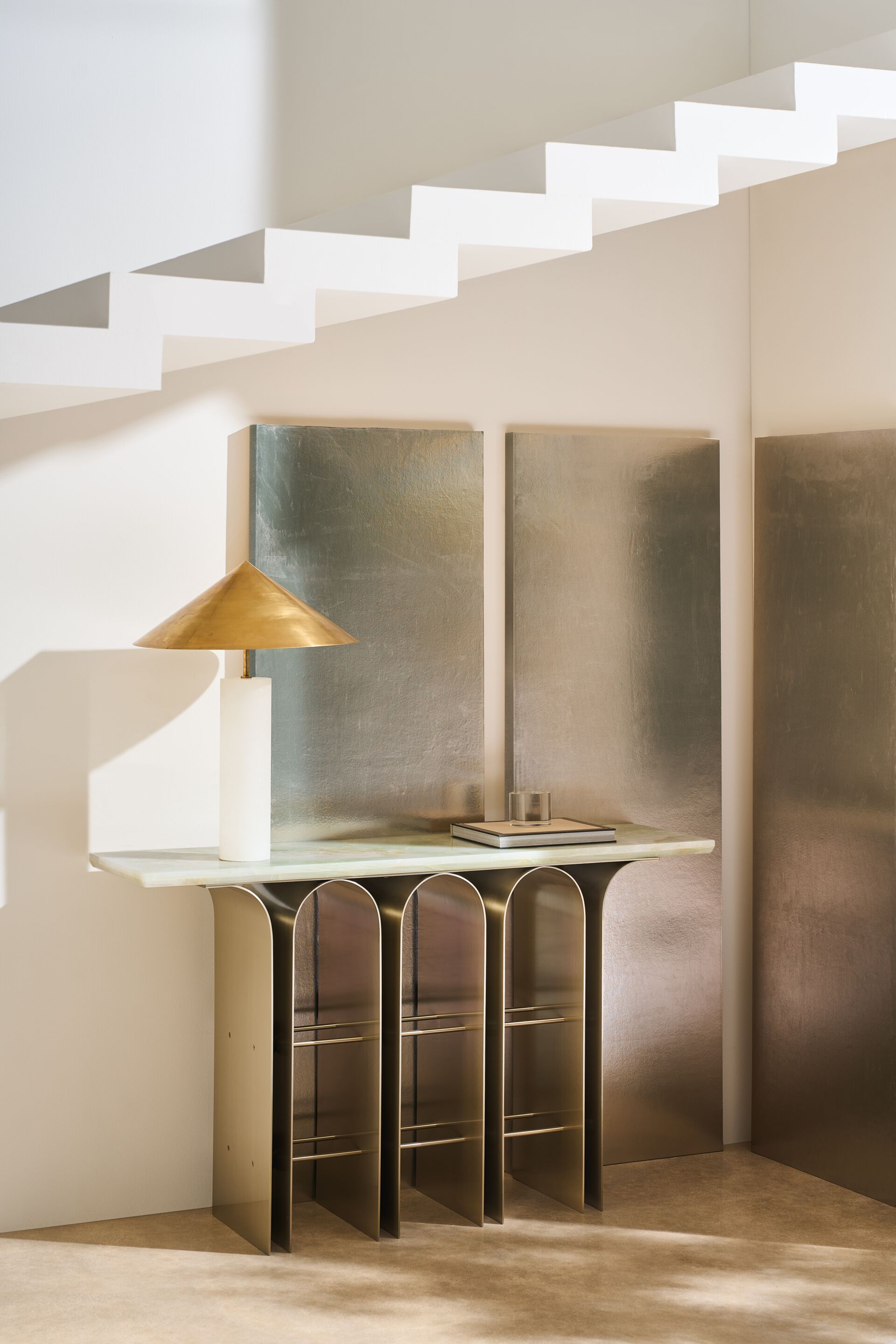 Прямоугольная каменная консоль Caracole NEXUS ARCH-00126150 - Вид №1