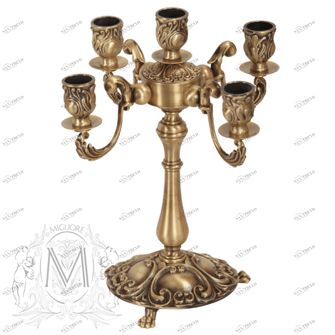 Канделябр на 5 свеч MIGLIORE Complementi ML.COM-50.155.BR, цвет бронза 