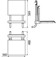Emco Bad Складное сиденье для душа из пластика System2 3551 212 01 - Вид №2