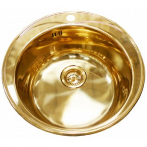 Zorg SZR-510/205 Gold Мойка кухонная круглая Zorg