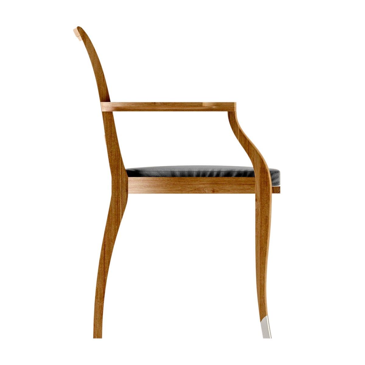 Стул для сада из тикового дерева с подлокотниками ASTELLO Jonquille ARCH-00043617 - Вид №3