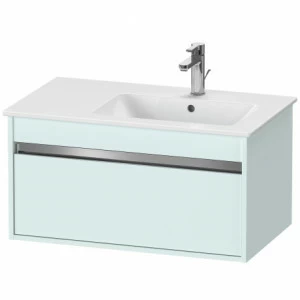 KT641900909 Ketho Тумбочка подвесная Светло-голубой матовый декор