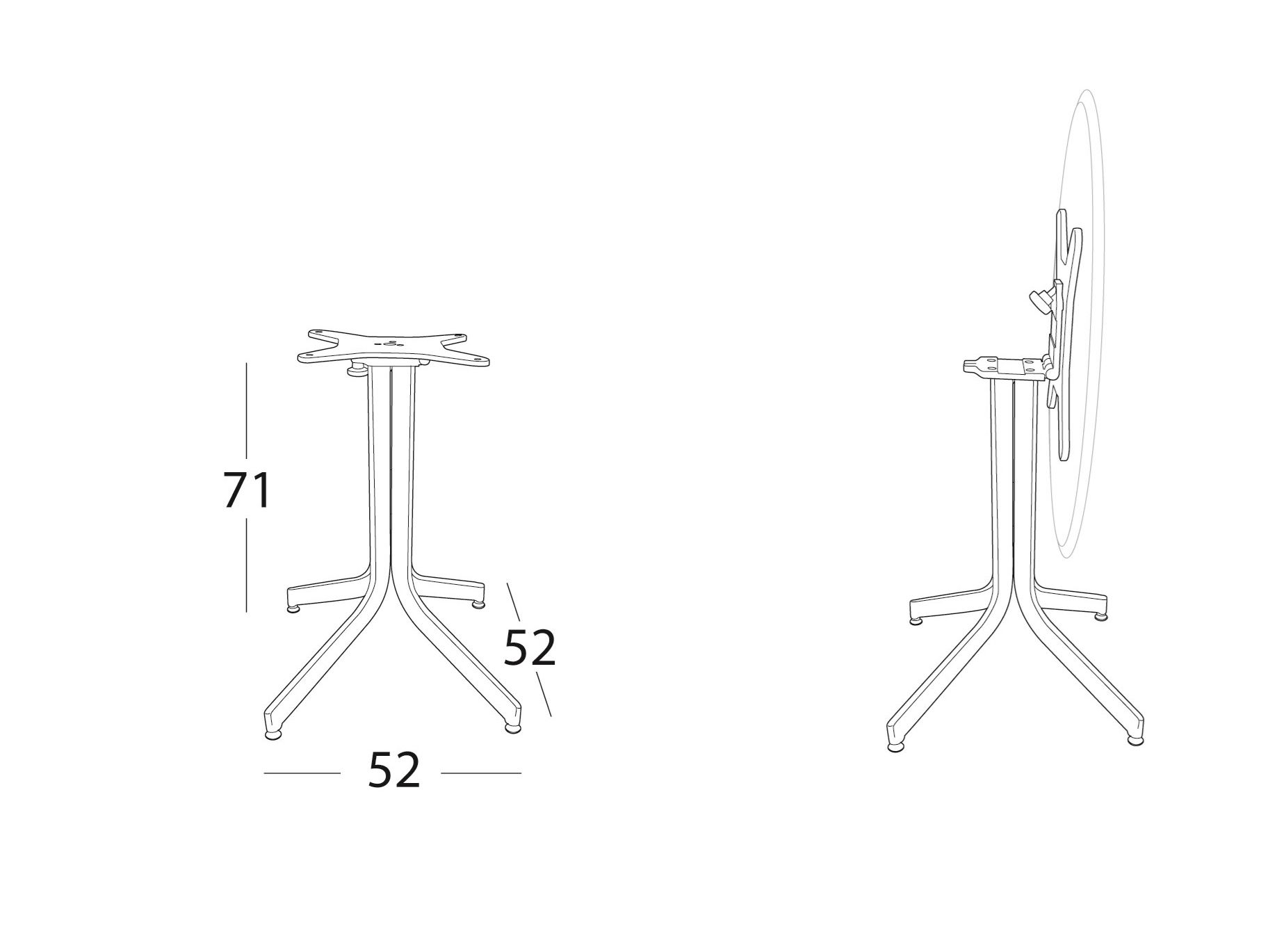 Садовый стол HPL Roberti Samba Rio ARCH-00014110 - Вид №2