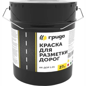 Краска для разметки дорог Грида 27 кг цвет белый 82210219 STLM-2090085