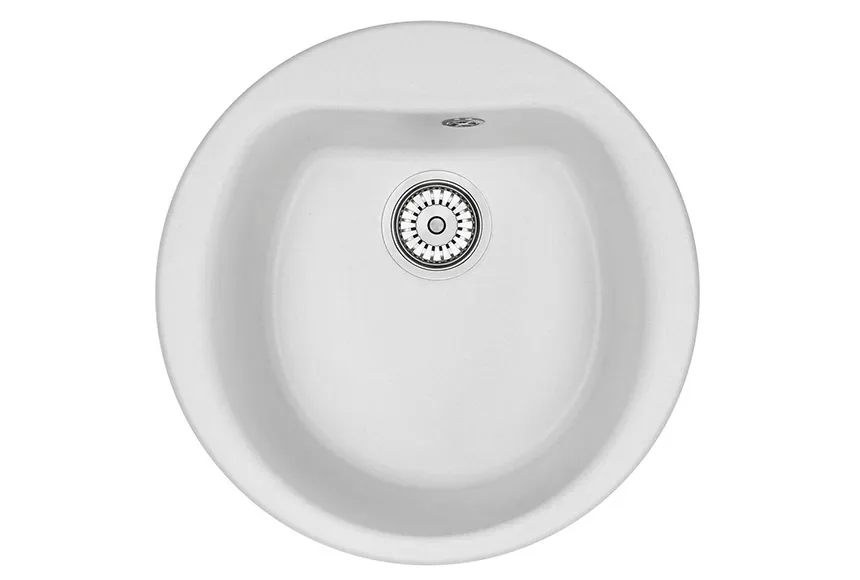 5101, АРКТИК (БЕЛЫЙ), кухонная мойка, кварц GRANULA 5101-ST63 - Вид №1