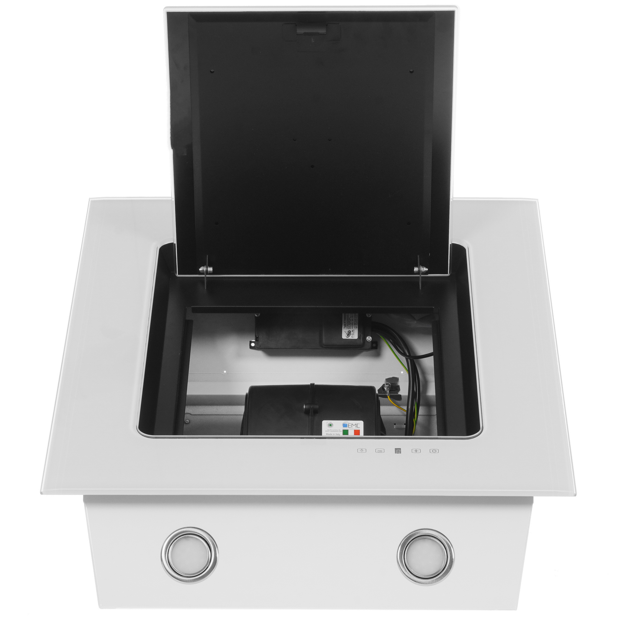 1095431 Вытяжка наклонная ELIKOR Оникс 60П-1000-Е4Д белый/белый STDN-0066331 - Вид №8