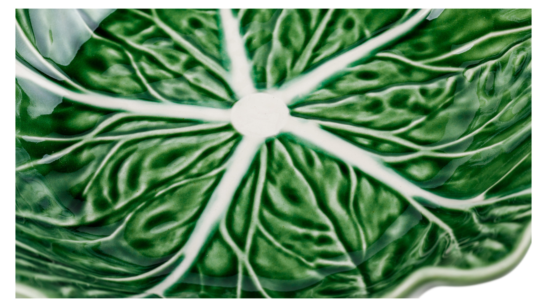 10581737 Bordallo Pinheiro Тарелка обеденная Bordallo Pinheiro Капуста 26,5см, керамика Керамика  - Вид №2