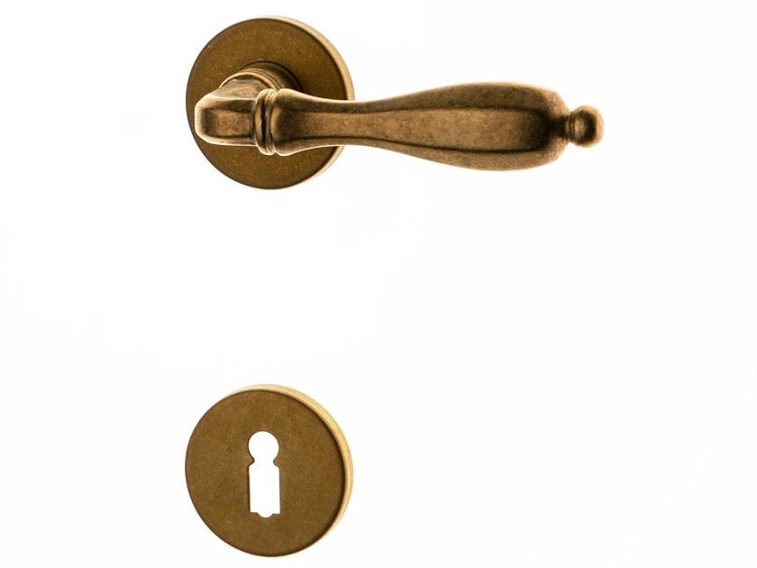 GHIDINI Ручка из латуни на розетке с замком R901 sun-id-1417929 - Вид №2