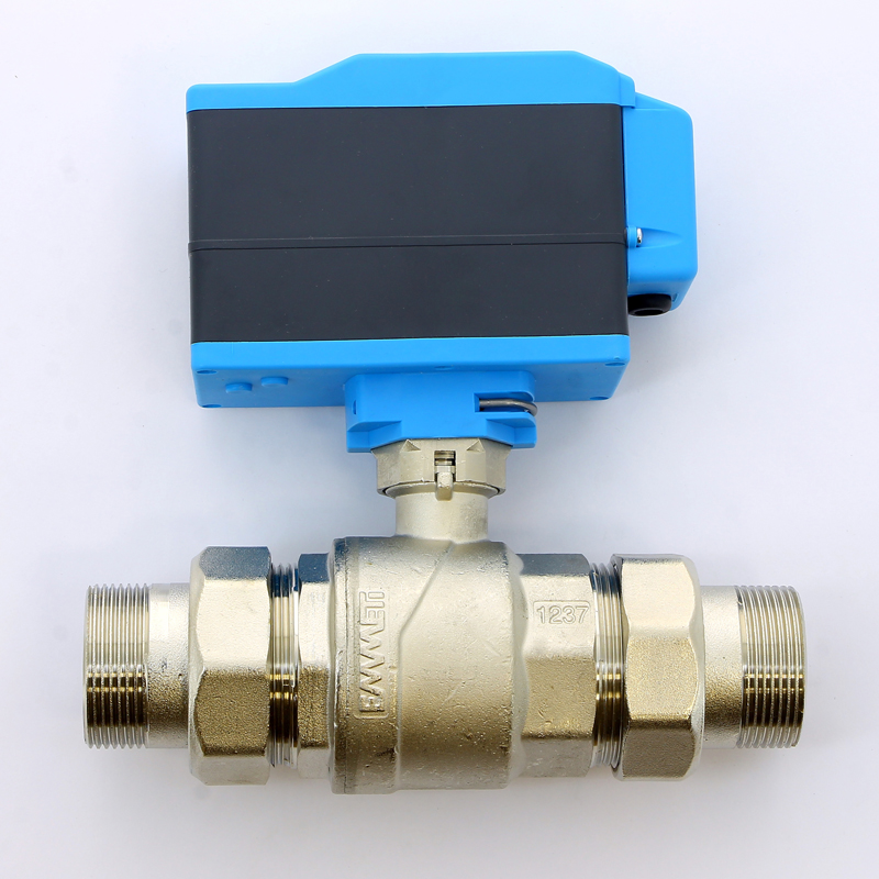 Кран шаровой с разъемными соединениями НН двухходовой MODULO PLUS с сервоприводом EMMETI 1"1/2 01425702