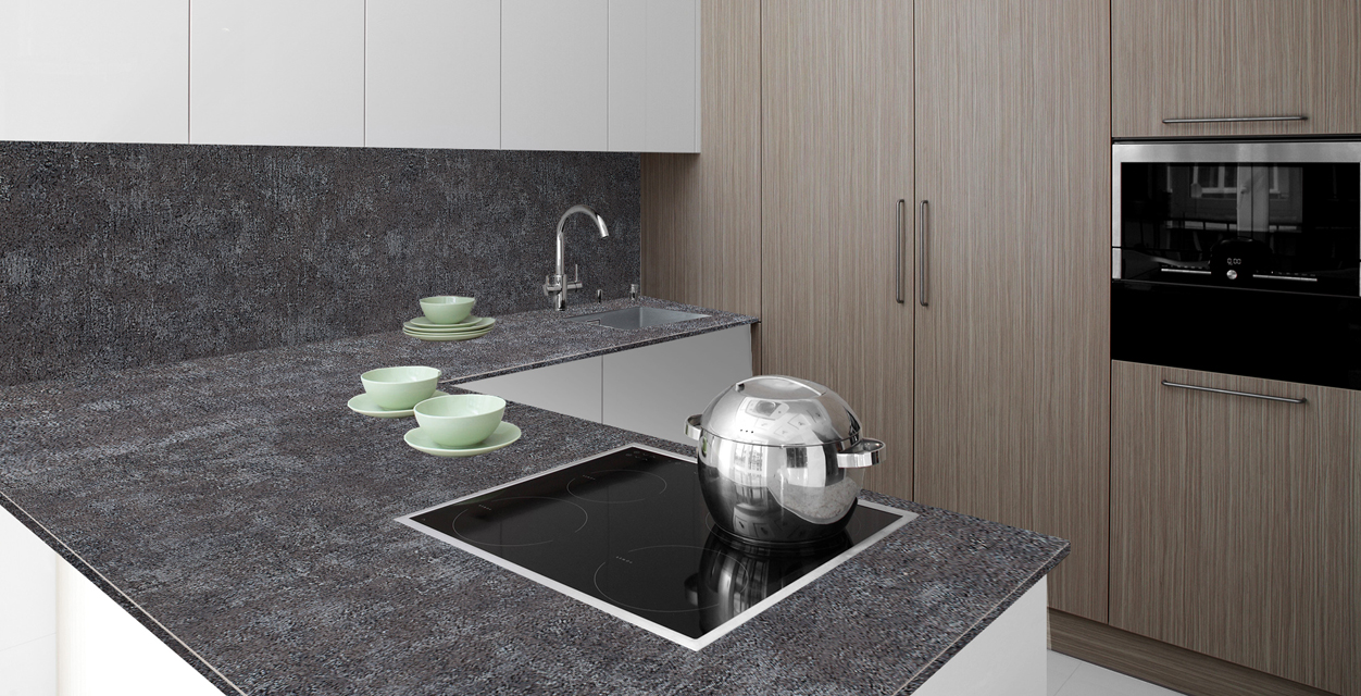 Столешницы для кухни - Керамо графит LIGRON LIST392 4065 - Вид №16