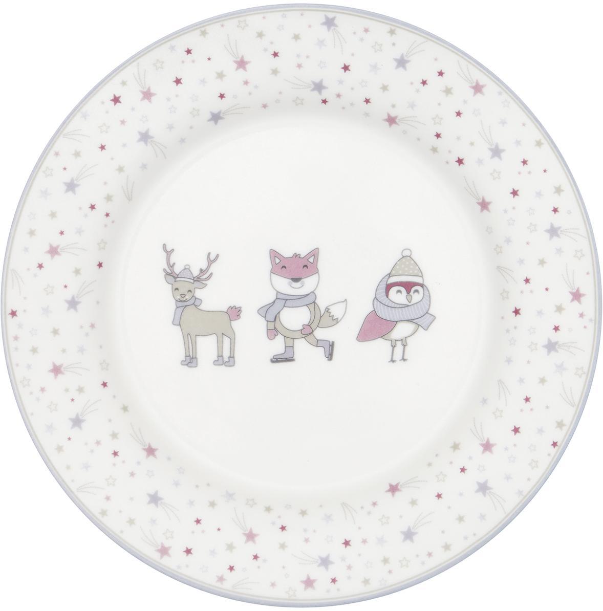 Детская тарелка Forrest lavender 20 см Greengate STWKPLFOR7206