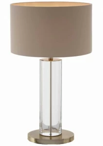 Настольная лампа Favelle Tall 5282 PUSHA ИНТЕРЬЕРНЫЕ 061958 Коричневый;прозрачный