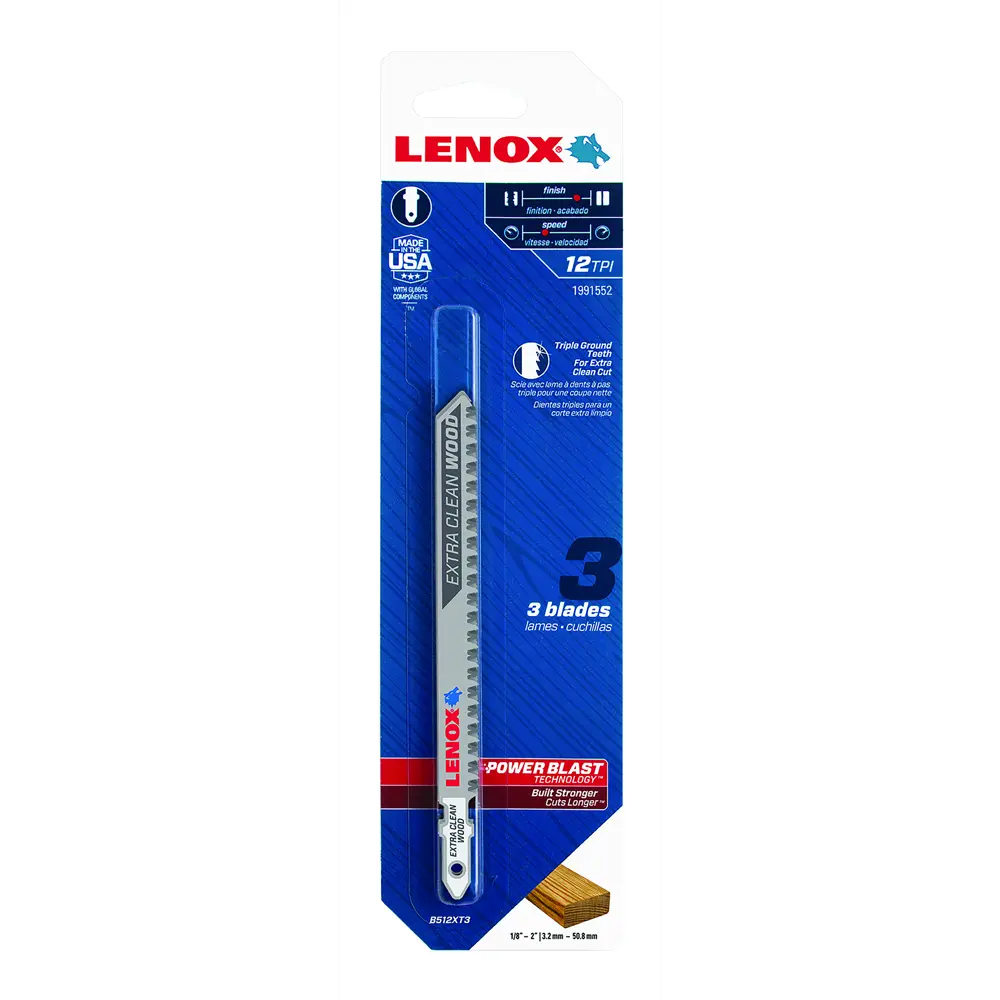 Пилки для лобзика по твёрдой древесине Lenox B512XT, 3 шт. 82582649 STLM-2152148  - Вид №5