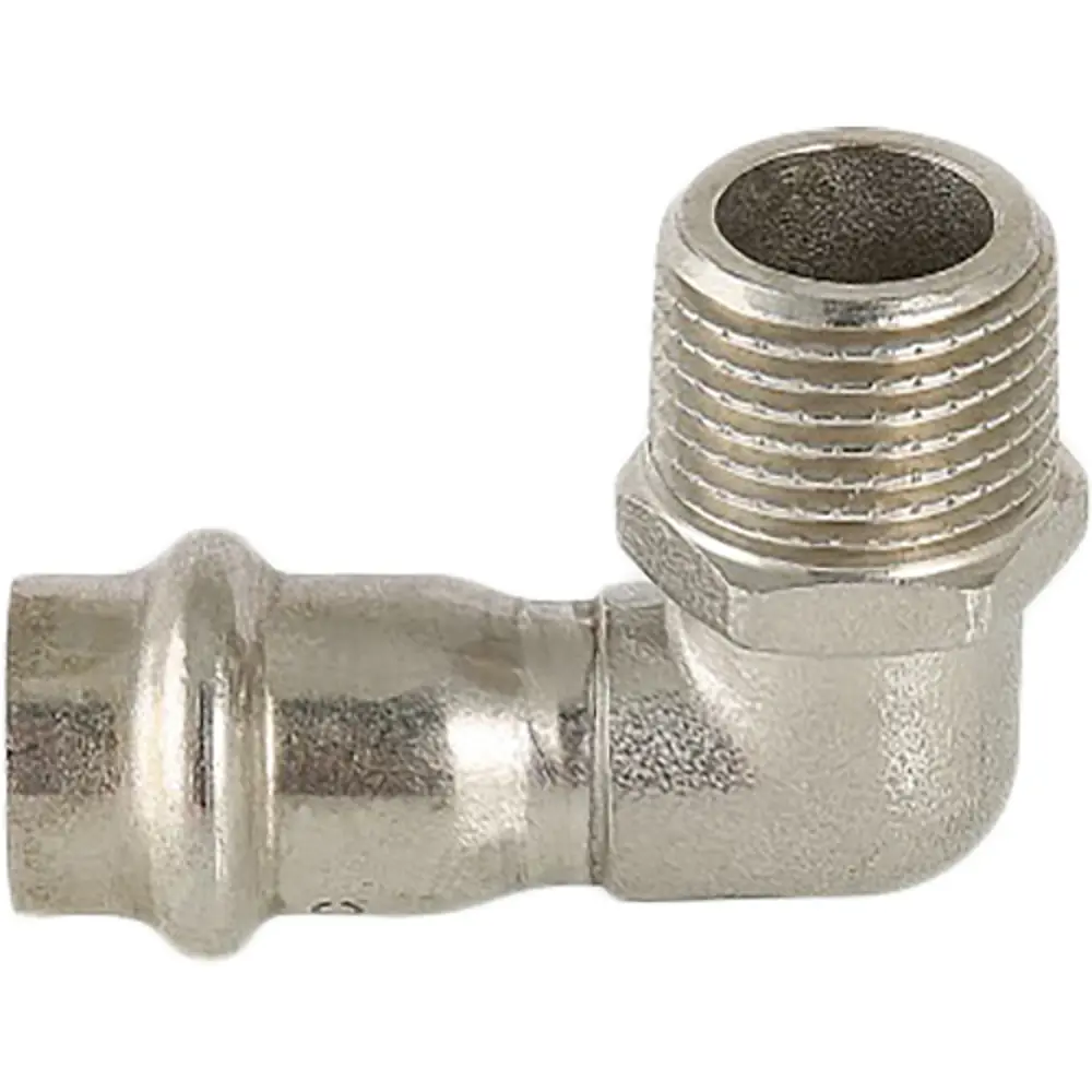 Угол комбинированный 90° Valtec 1/2"x22 мм НР нержавеющая сталь 82563748 STLM-2035748 